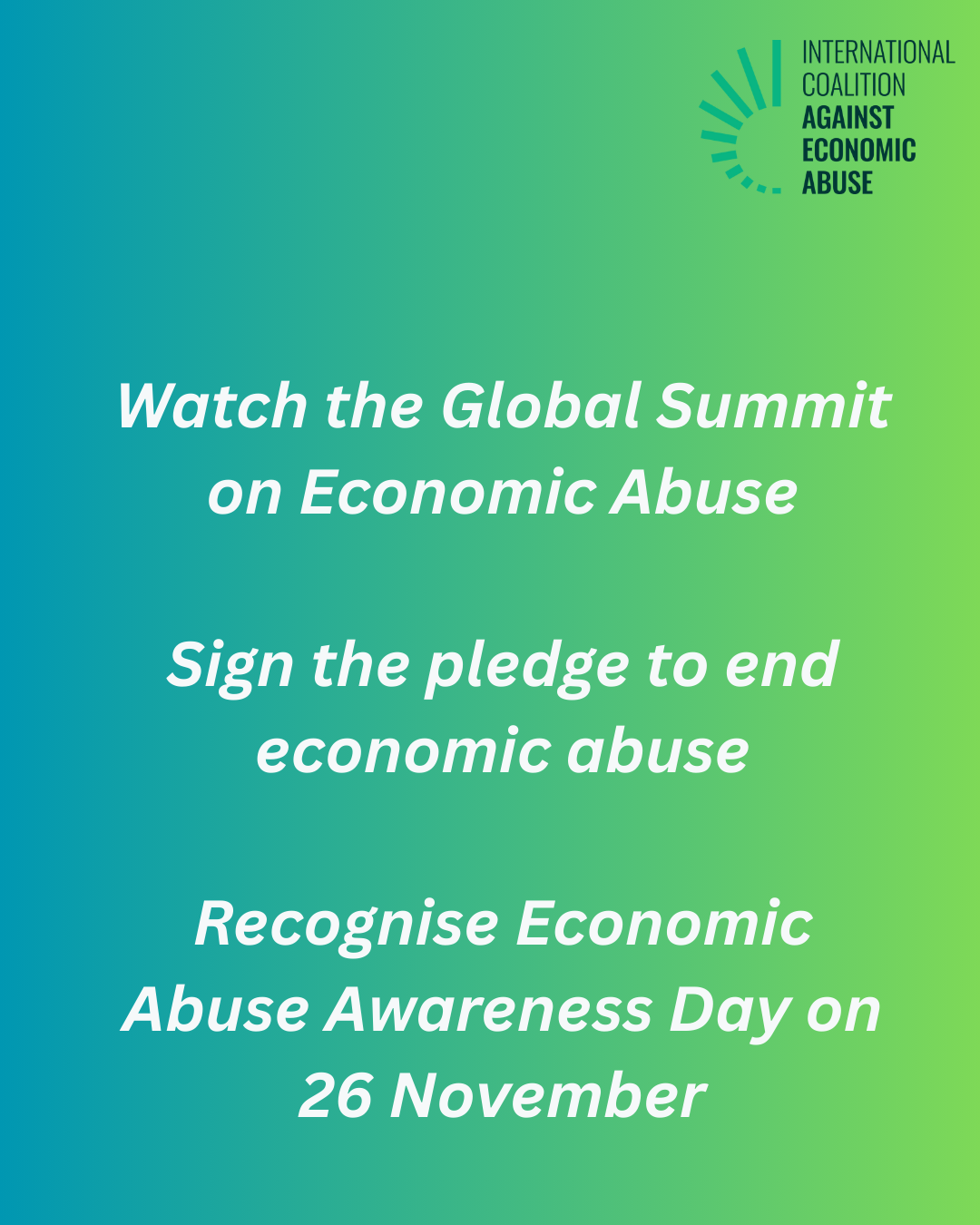 Three simple actions